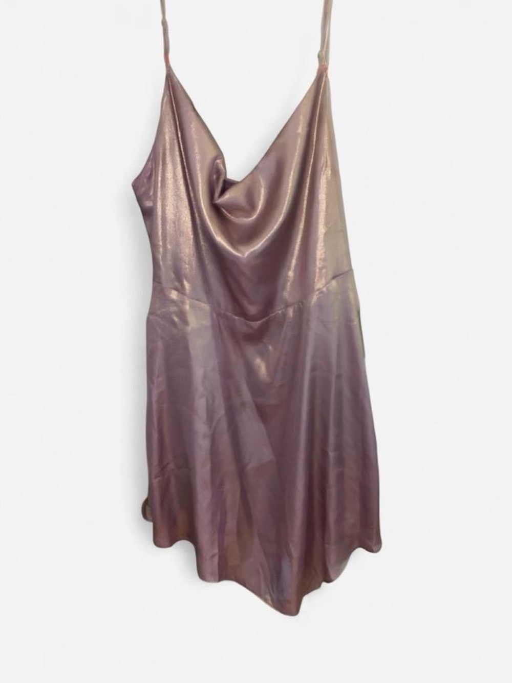 Urban Outfitters Dusty Mauve Satin Slip Dress